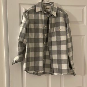 Taylor Stitch Ash Plaid Moto Shirt 40